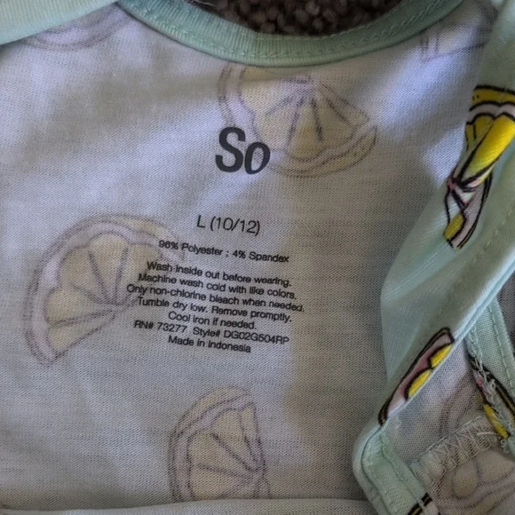 SO Green and Yellow Jumpsuit with Banana Print - Picture 2 of 3